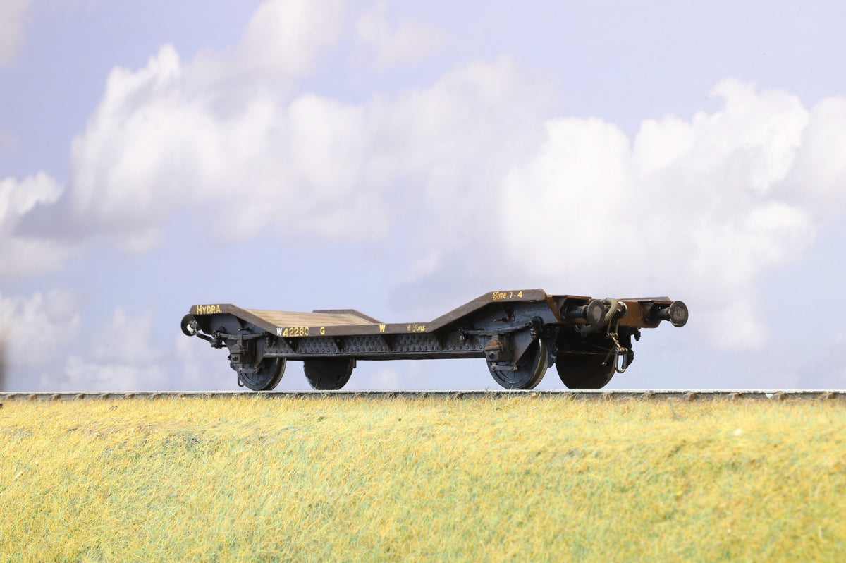 Kit-built Finescale O Gauge GWR &#39;Hydra&#39; Wagon, Weathered