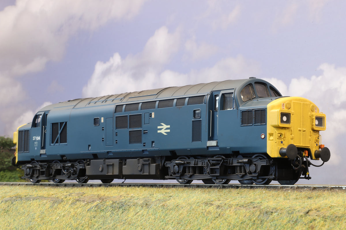 Heljan Finescale O Gauge Class 37 No. 37104 BR Blue Weathered
