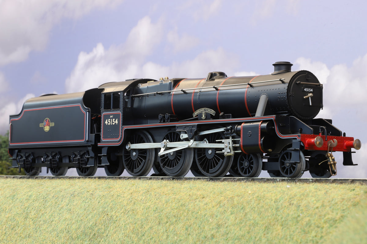 Ace Trains Coarse Scale O Gauge ex-LMS Black 5 No. 45154 'Lanarkshire Yeomanry', BR Lined Black 2/3 Rail Operation