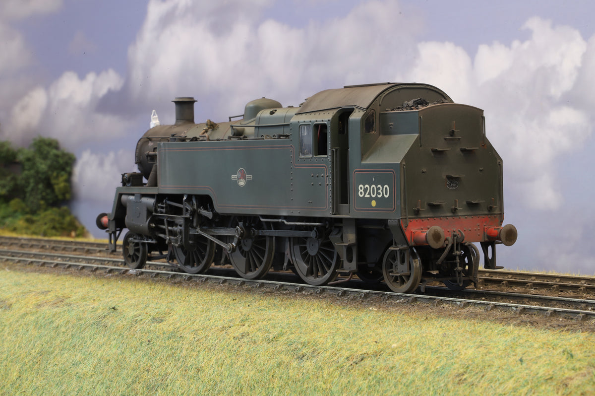 Lionheart Finescale O Gauge Class 3MT Tank No.82030 BR Lined Green, Pro-Weathered