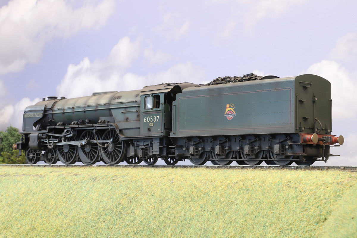 Golden Age Models Finescale O Gauge Peppercorn Class A2 No. 60537 'Batchelors Button' BR Green Early Emblem, Weathered, DCC Sound & Smoke