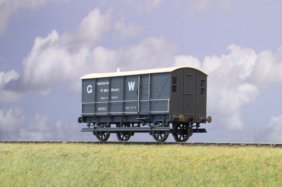 Finescale O Gauge Kit-built GWR 'Toad' Permanent Way Brake Van