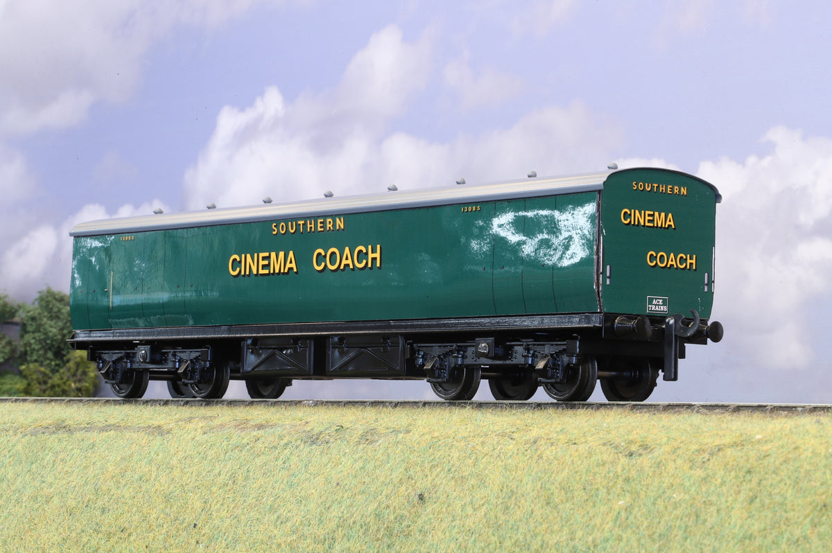Ace Trains Coarse Scale O Gauge Southern Railway Cinema Coach R/N 1308