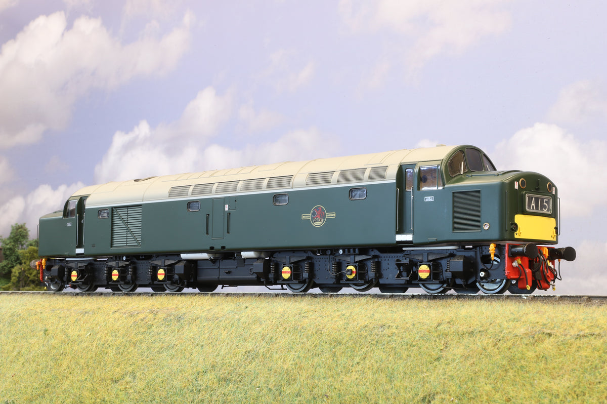 Heljan Finescale O Gauge Class 40 BR Green (Unnumbered) with Headcode Box