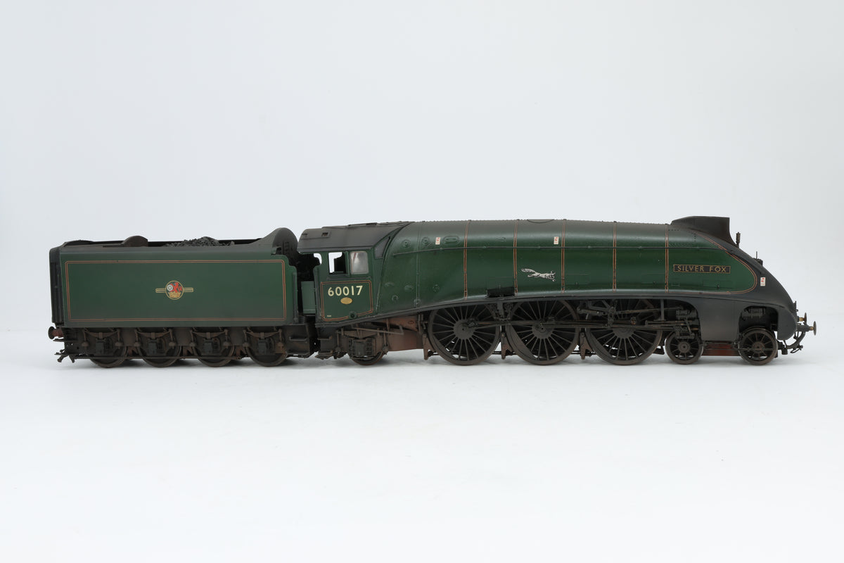 DJH (Kit-Built) Finescale O Gauge ex-LNER Class A4 No. 60017 'Silver Fox' BR Green Late Crest Pro-Weathered