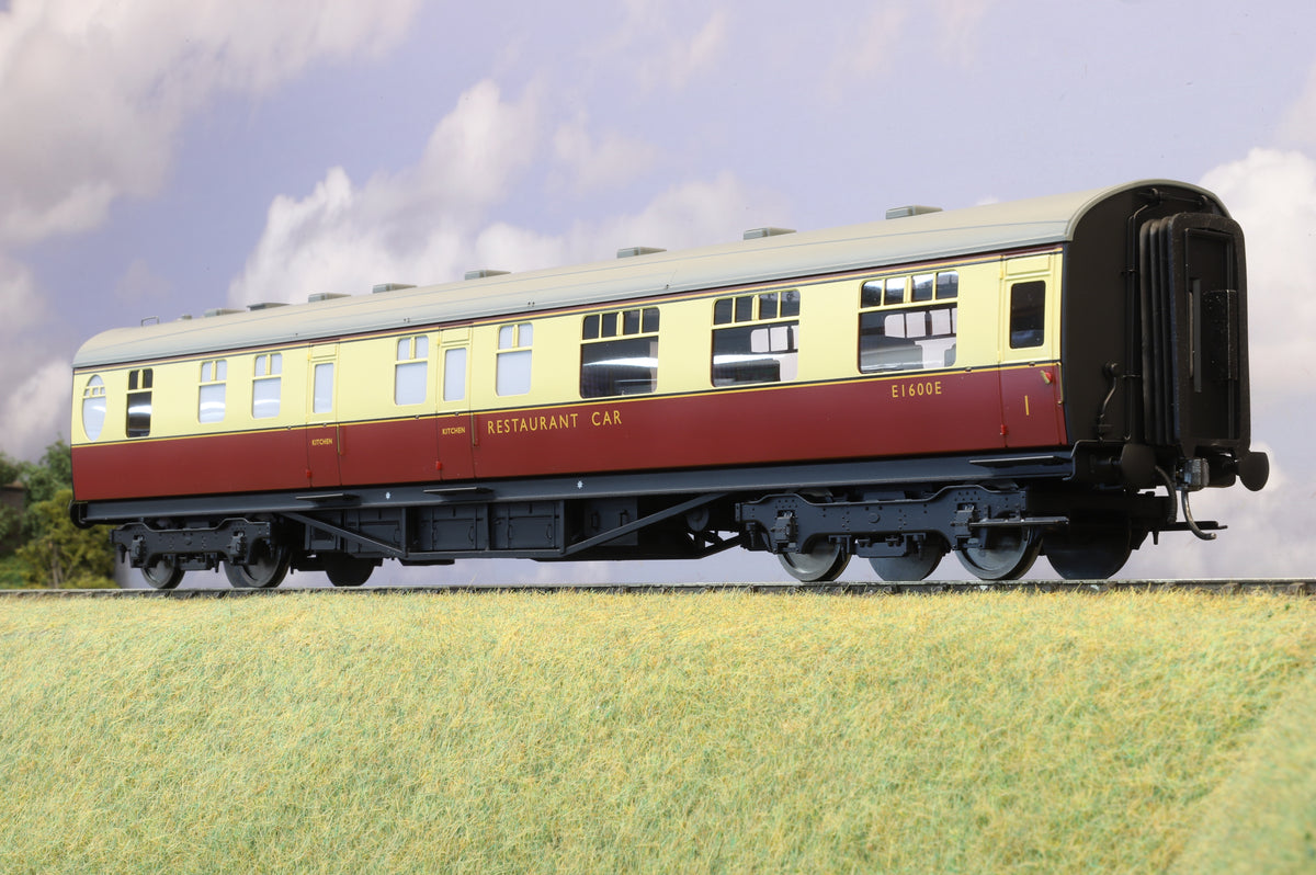 Darstaed Finescale O Gauge BR Thompson Restaurant First with Kitchen No. E1600E, Crimson & Cream