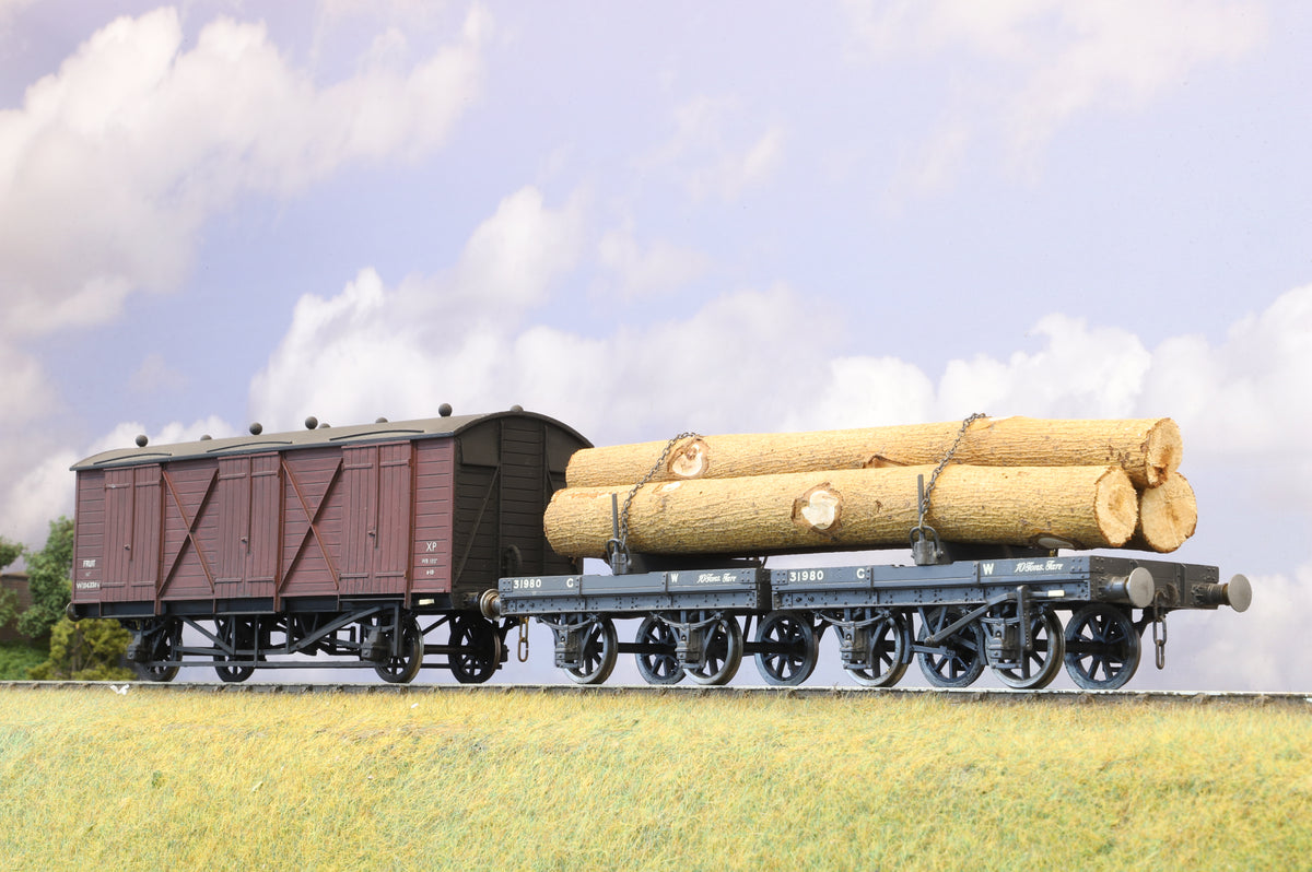 Finescale O Gauge (Kit-Built) Pair of GWR/BR(W) Wagons