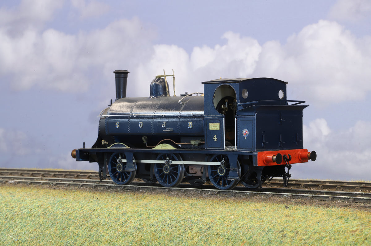 Finescale O Gauge (Kit-Built) SDJR Fox & Walker 0-6-0ST No. 4 Prussian Blue DCC Sound Pro-Weathered