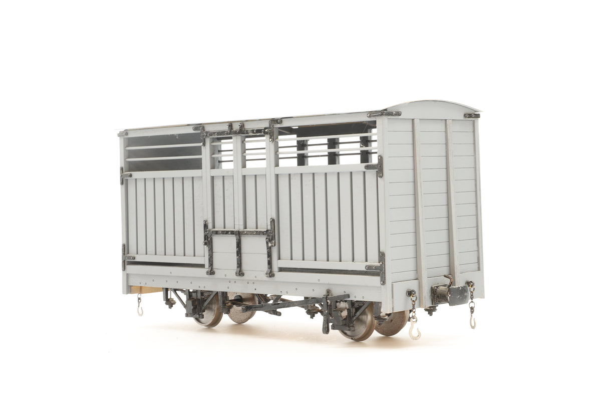 Kit-Built 16mm (32mm Gauge) Livestock Wagon (Grey)