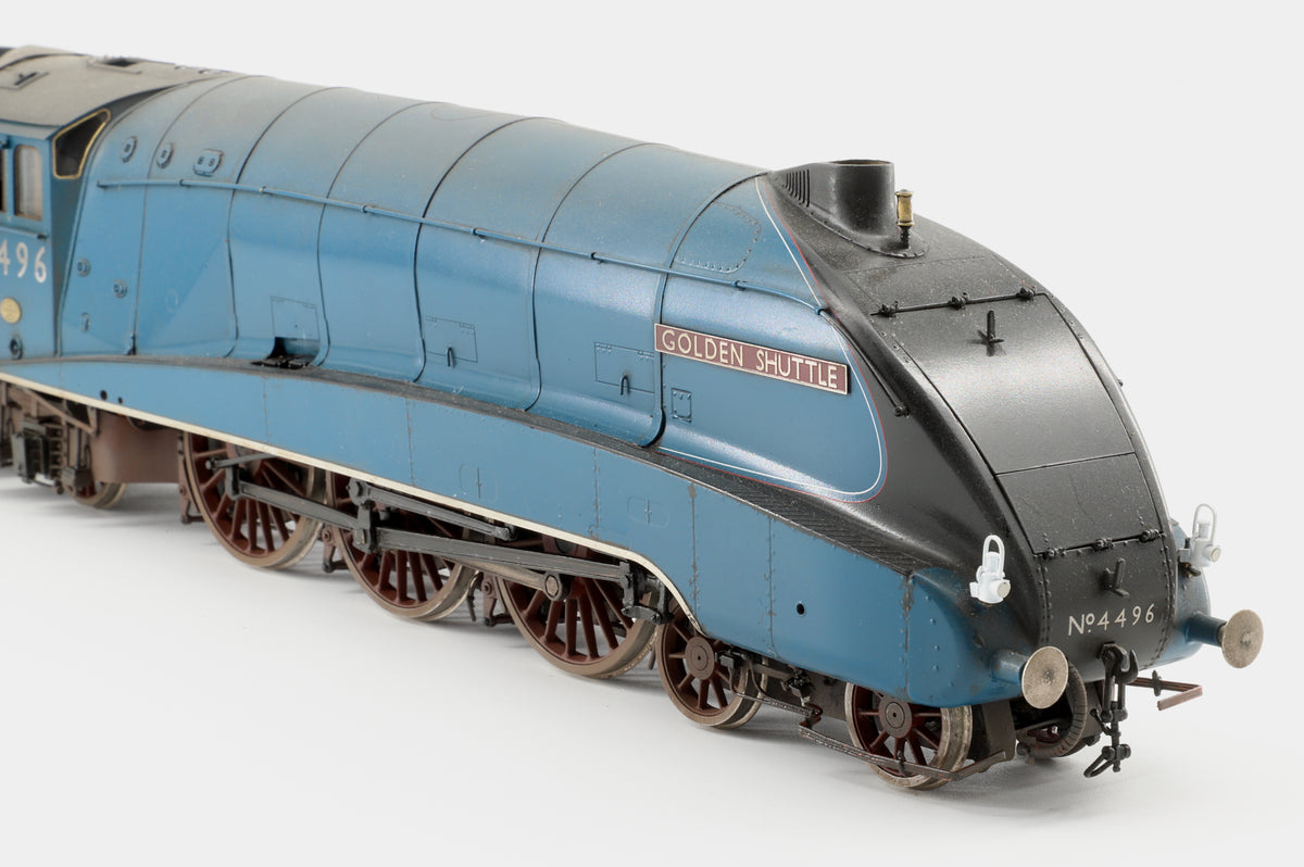 Golden Age Models Finescale O Gauge LNER Class A4 No.4496 'Golden Shuttle' DCC Sound & Smoke (Weathered)