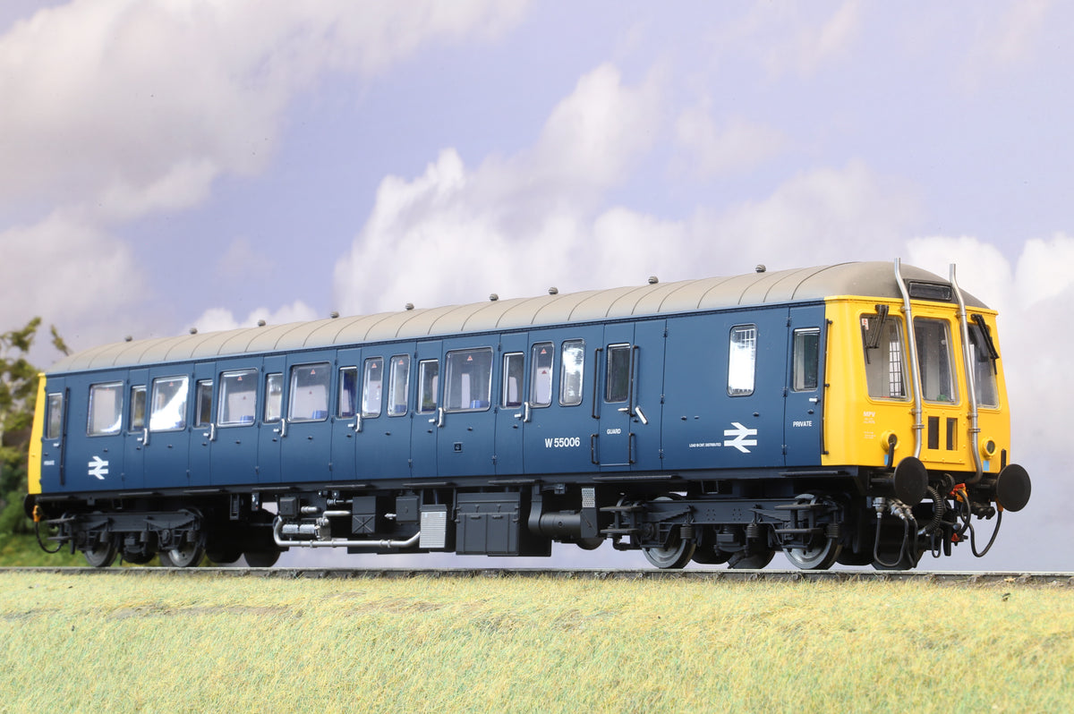 Dapol Finescale O Gauge Class 122 Railcar No. W55006 BR Blue