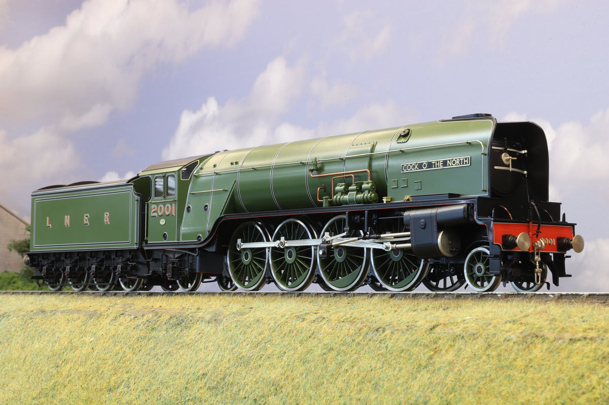 L.H. Loveless Finescale O Gauge LNER Class P2 No. 2001 &#39;Cock o&#39; The North&#39; LNER Lined Green