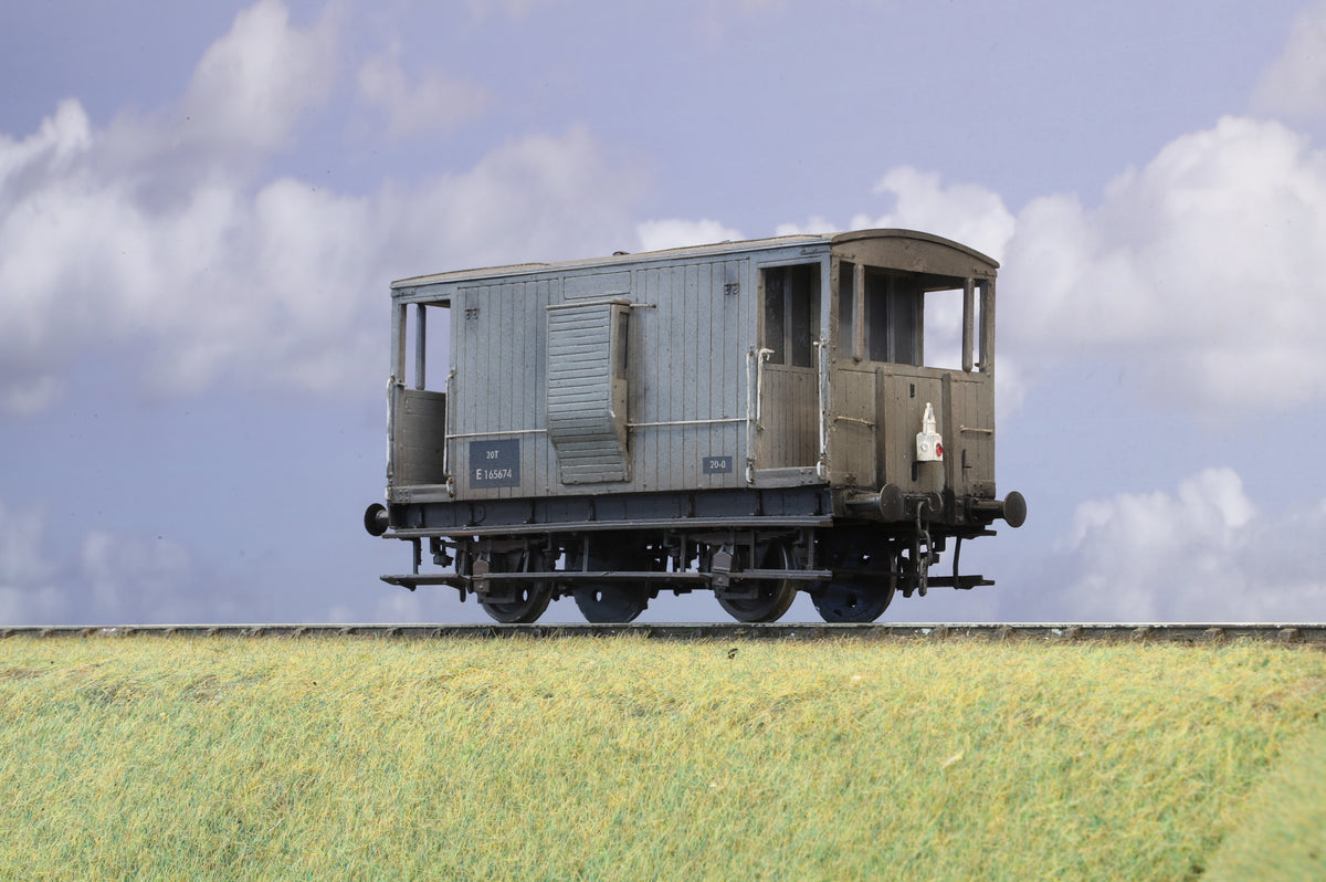 Finescale O Gauge (Kit-Built) ex- North Eastern Toad B Brake Van, Weathered
