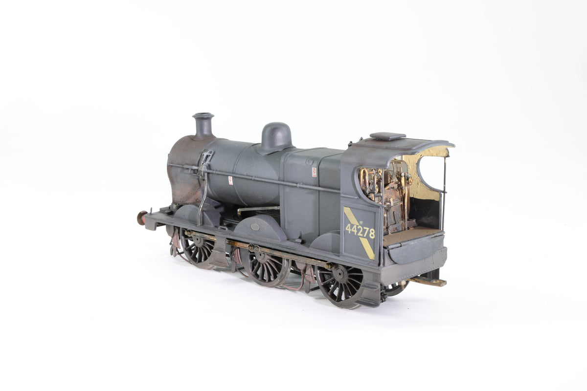 Finescale O Gauge (ex-LIMA) ex-LMS Class 4F No. 44278 BR Black Late Crest with Tender Back Cab Pro-Weathered