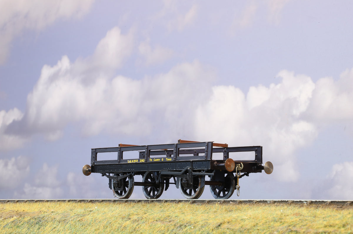 Finescale O Gauge (Kit-Built) LNWR Car Carrying Flatbed Wagon
