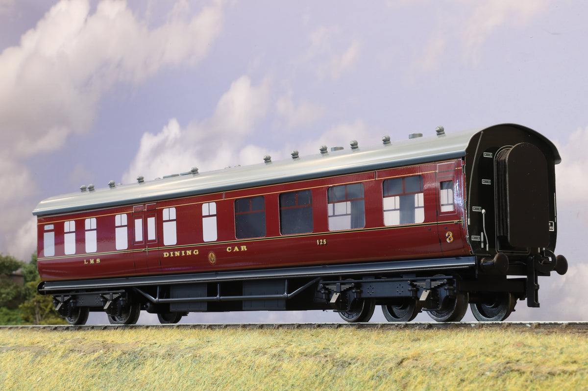 Ace Trains Coarse Scale O Gauge Stanier Dining Car LMS Maroon