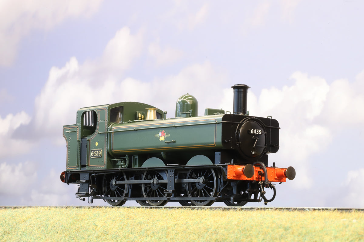 Dapol Finescale O Gauge Class 64xx Pannier No.6439 BR Lined Green (Late Crest)