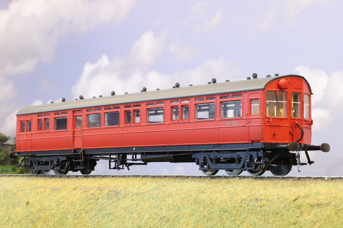 Dapol Finescale O Gauge Autocoach No.W36 BR Crimson