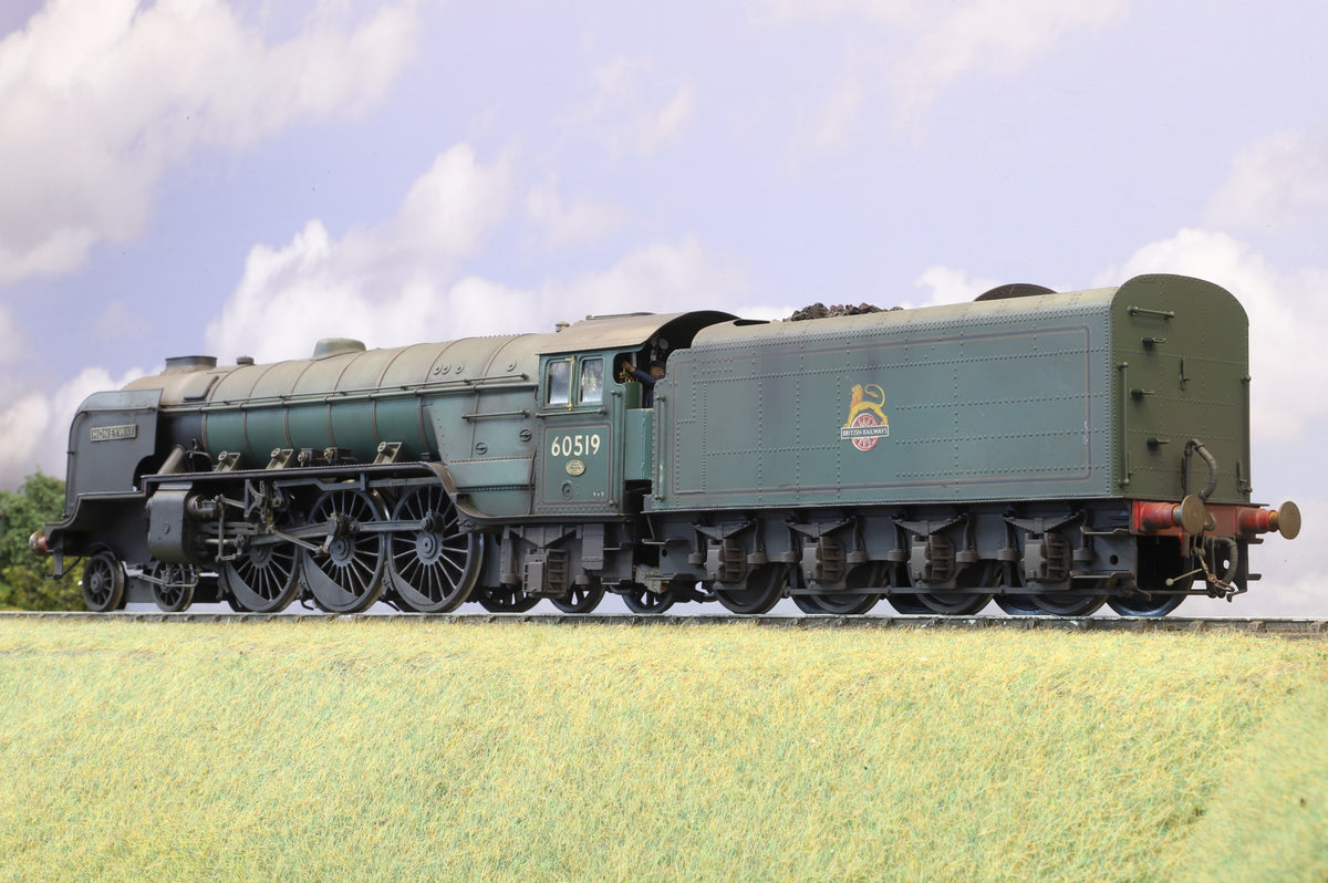 DJH Finescale O Gauge (Kit-Built) Class A2/3 No. 60519 'Honeyway' BR Green Early Emblem, Weathered, DCC Sound