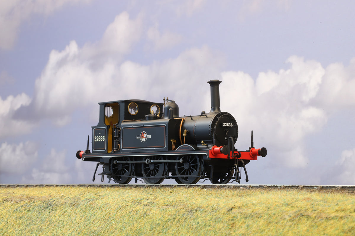 Dapol Finescale O Gauge Terrier A1X No. 32636 BR Lined Black (Late Crest)