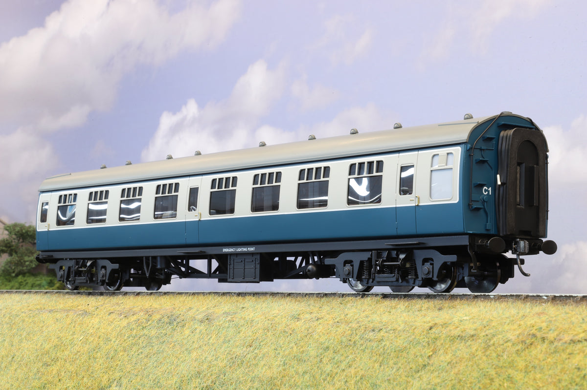 Darstaed Finescale O Gauge BR Mk1 Second Corridor (SK), BR Blue/Grey
