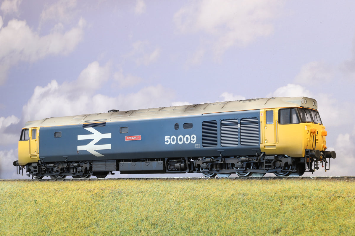 Heljan Finescale O Gauge Class 50 No.50009 &#39;Conqueror&#39;, Weathered