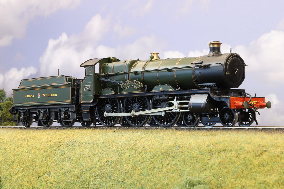 Finescale O Gauge (Kit-Built) GWR 2900 Class No. 2937 &#39;Clevedon Court&#39; GWR Lined Green