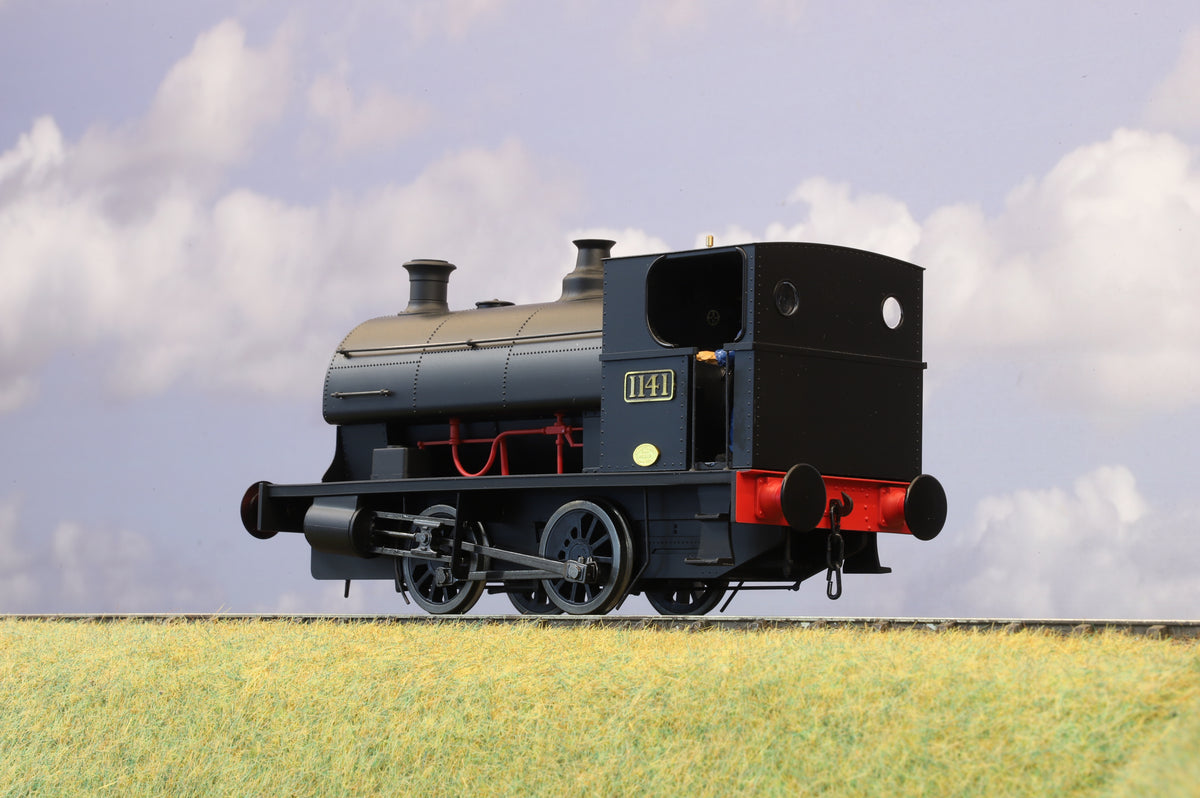Minerva Finescale O Gauge E Class Peckett Saddle Tank No. 1141, Unlined Black