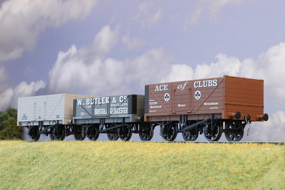 Dapol Finescale O Gauge Rake of Three Open Wagons