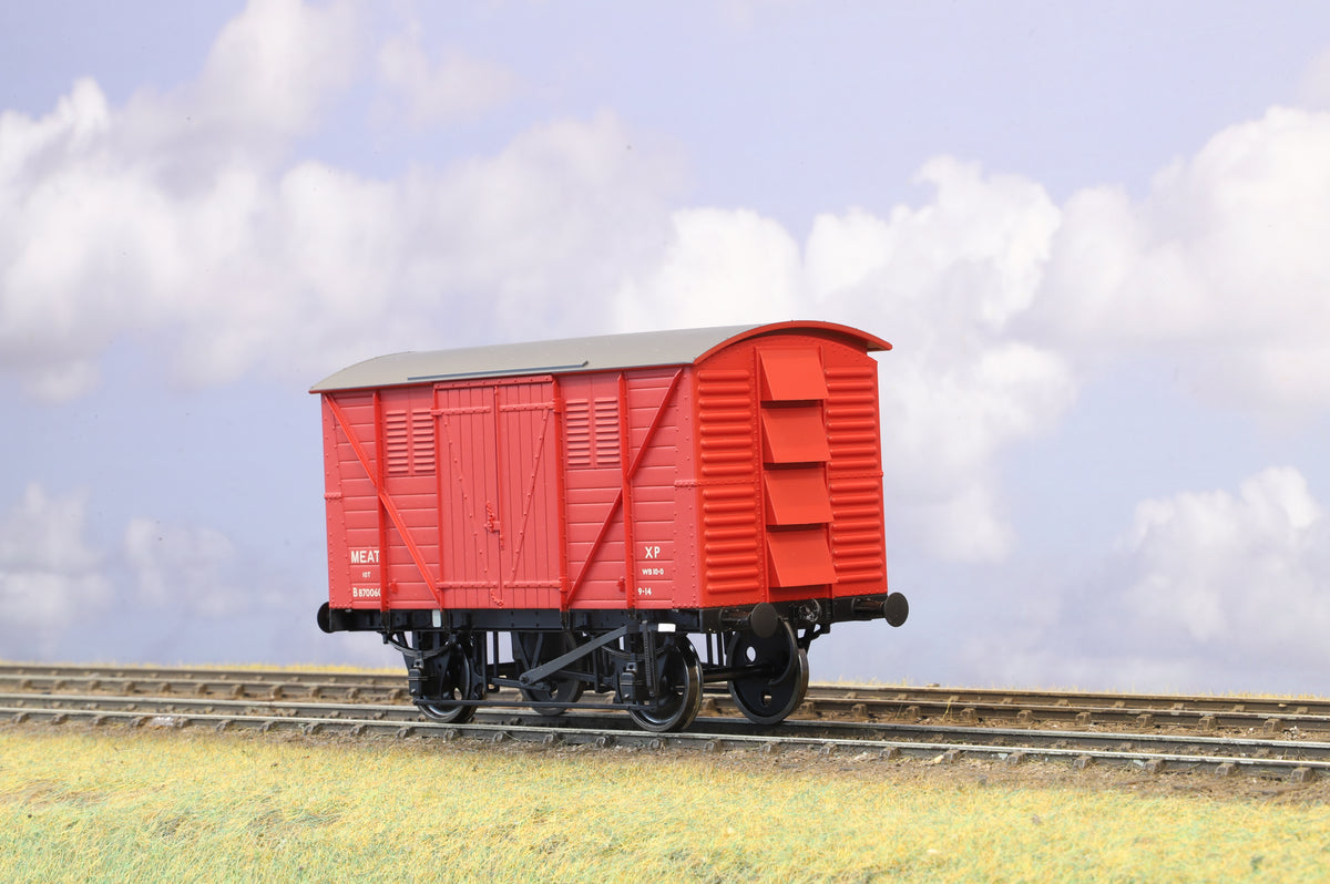 Dapol Finescale O Gauge BR Meat Van Crimson