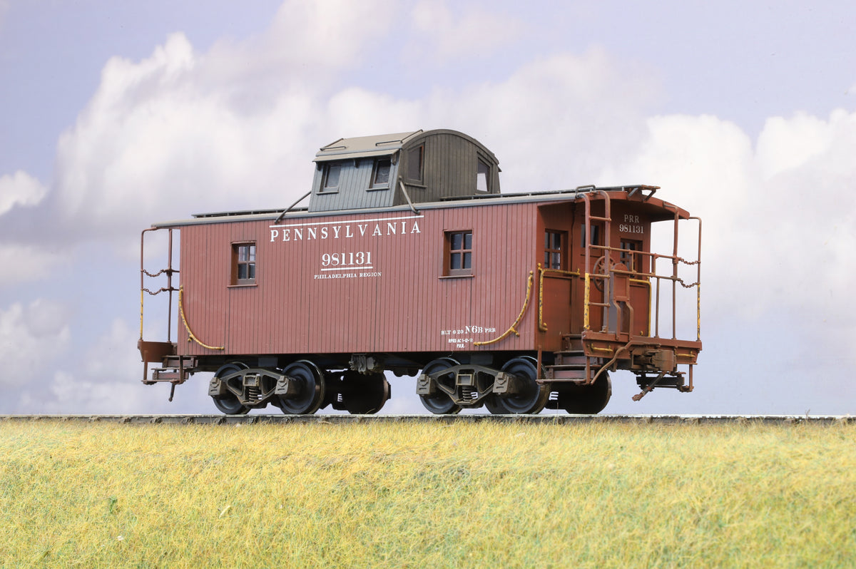 Precision Scale Co. Finescale O Gauge Pennsylvania Railroad Cabin Car (Professionally Weathered)