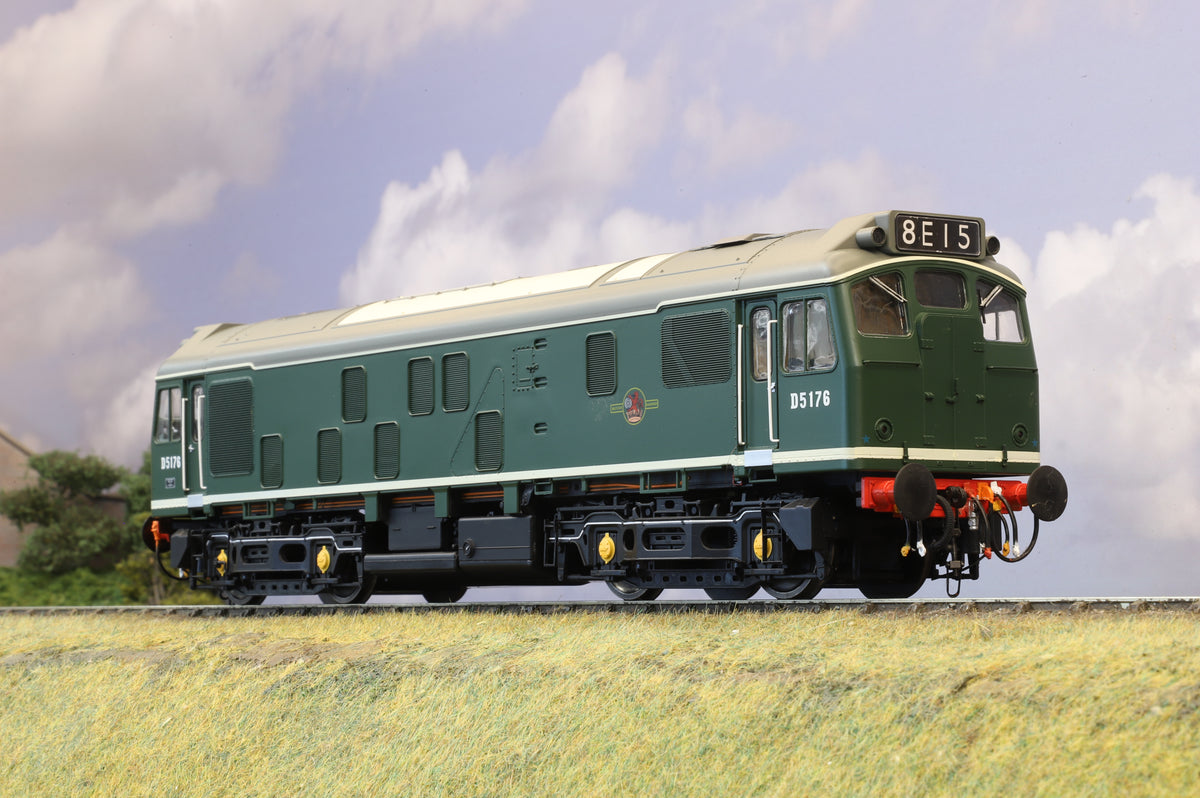 Heljan Finescale O Gauge Class 25/1 BR Plain Green No. D5176, DCC Sound, Limited Edition