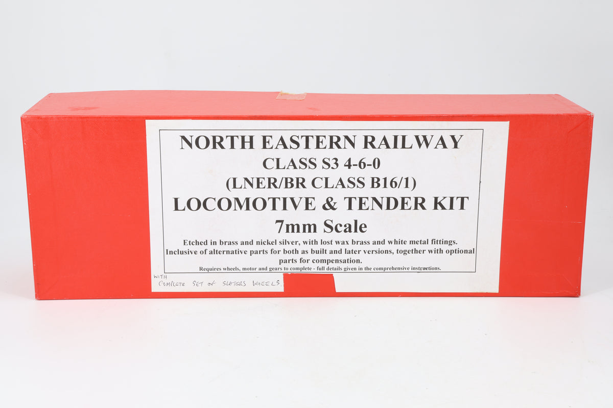 Steve Barnfield NER/LNER/BR S3/B16/1 Locomotive & Tender Kit
