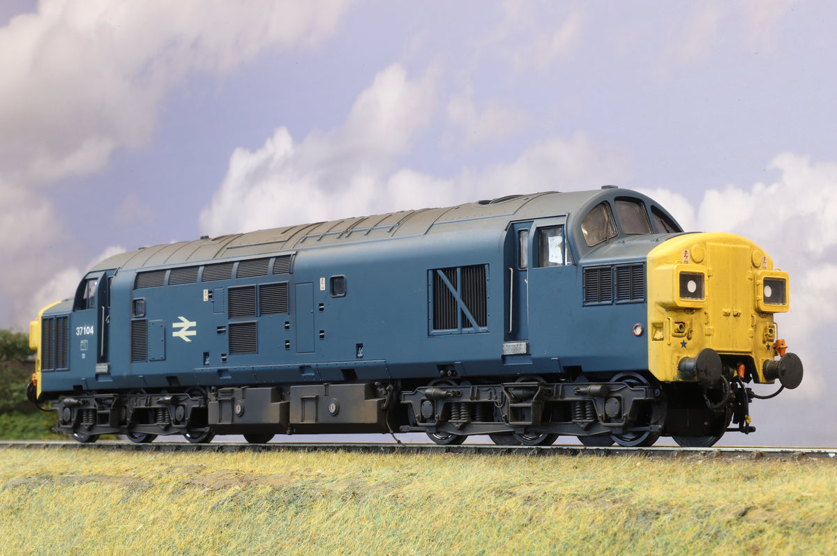 Heljan Finescale O Gauge Class 37 No. 37104 BR Blue Weathered