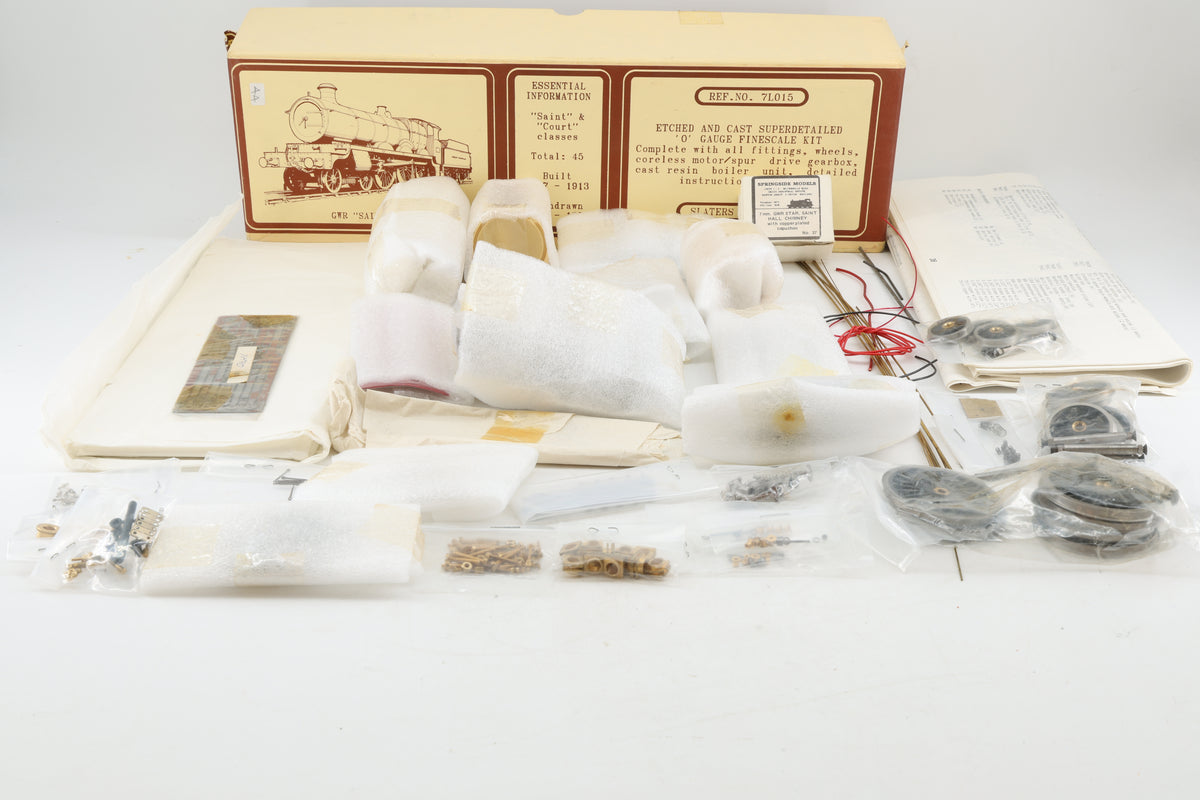 Slater's Finescale O Gauge 7L015 GWR 29xx Saint Class 4-6-0 Locomotive & Tender Kit