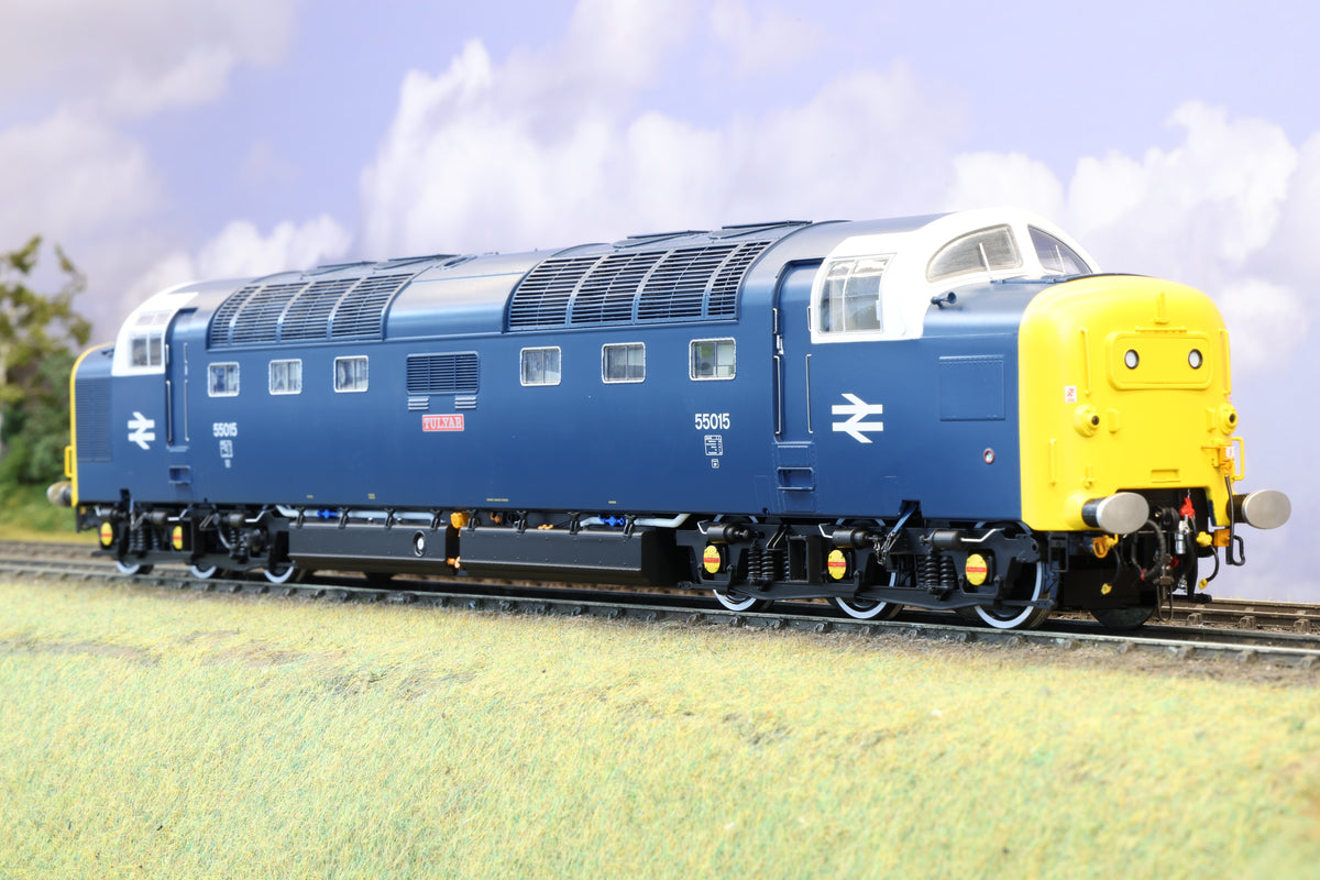 Heljan Finescale O Gauge Class 55 'Deltic' No. 55015 'Tulyar', BR Finsbury Park Blue