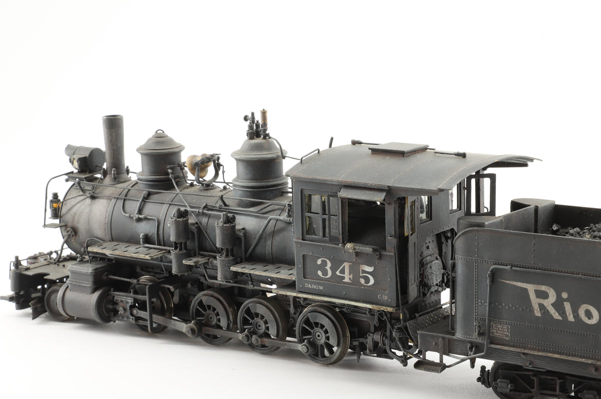 Iron Horse Models/KTM On3 D&RGW Class C-19 No. 345 Professionally Weathered & Detailed