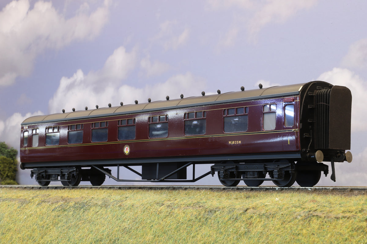 Finescale O Gauge (Kit-Built) ex-LMS Pair of Stanier Coaches BR Maroon