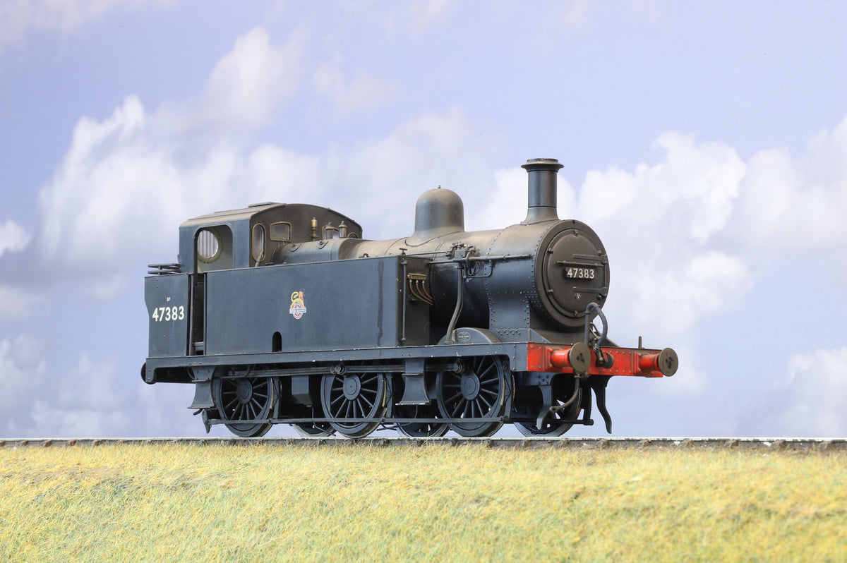 Dapol Finescale O Gauge Class 3F &#39;Jinty&#39; No.47383, BR Black Early Crest, DCC Fitted