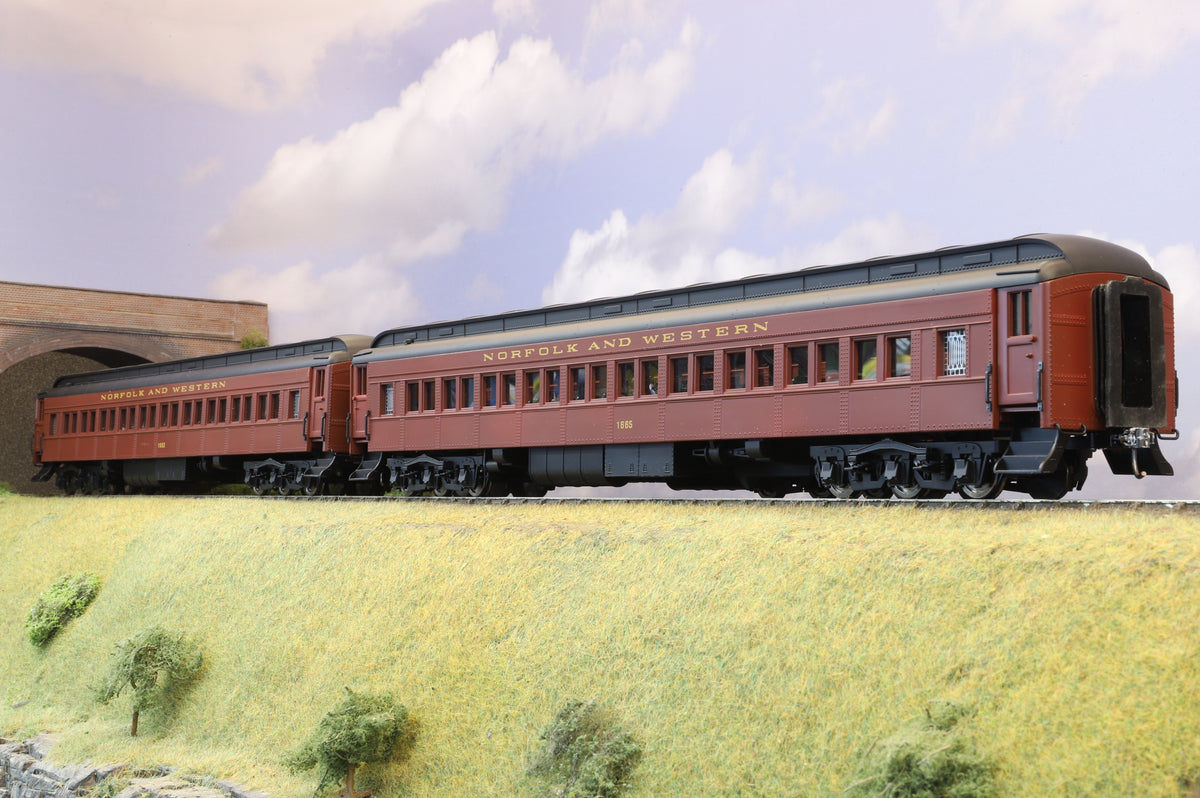 Golden Gate Depot Norfolk &amp; Western Railway 80&quot; 4 Car Coach Set
