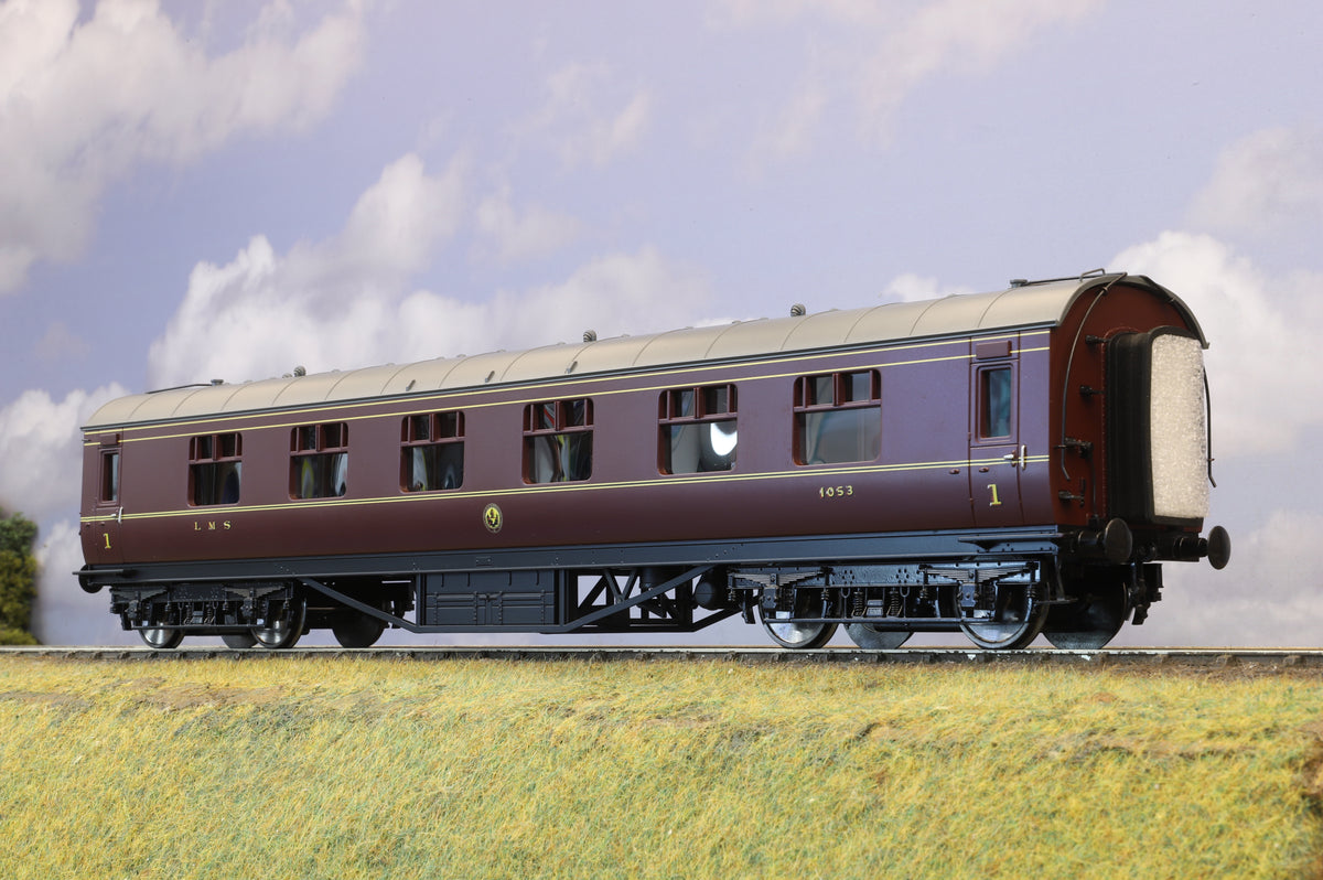 MTH Finescale O Gauge LMS Standard Passenger Car (Corridor First) No. 1053