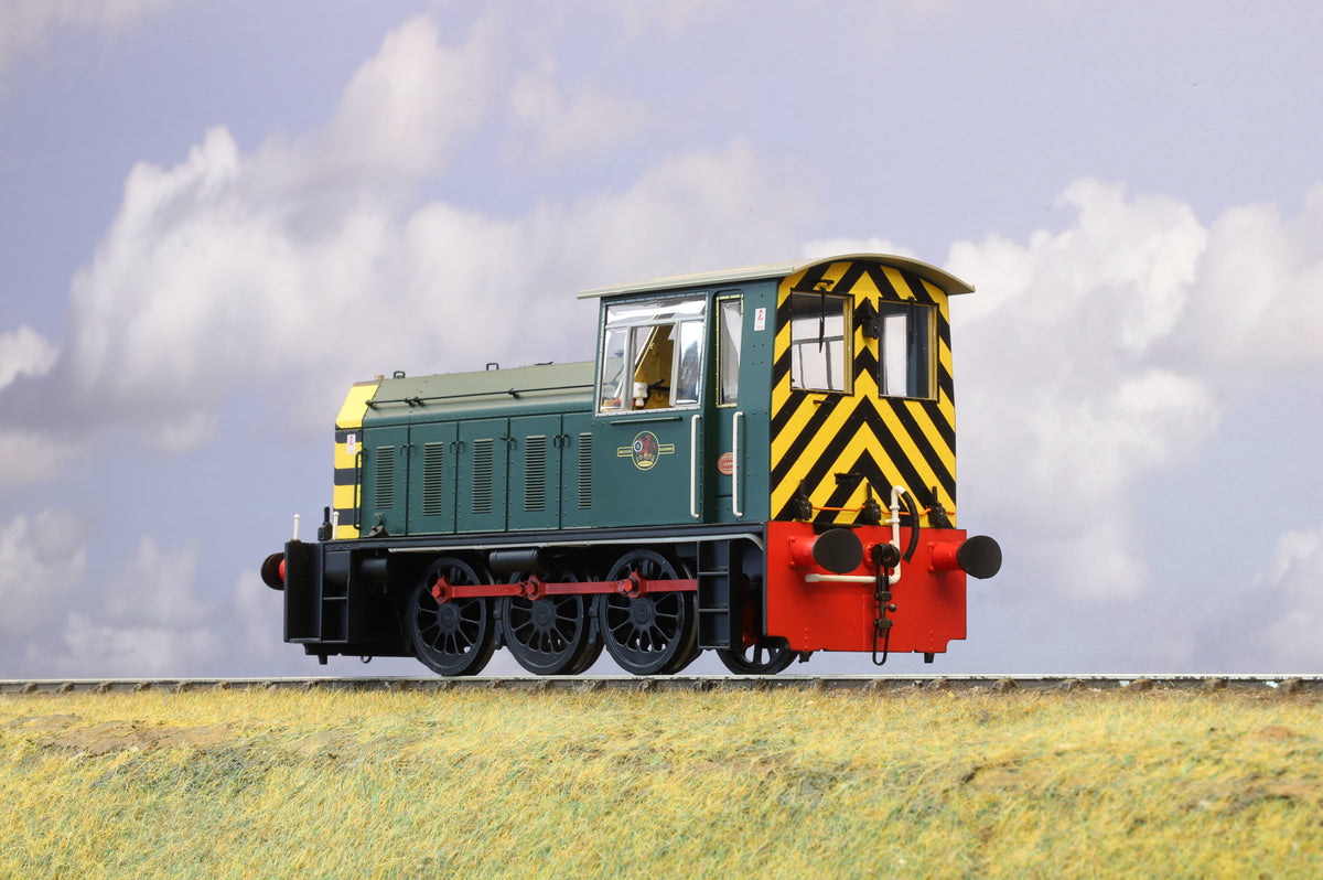 Heljan Finescale O Gauge Class 05 Diesel Shunter BR Green (Late Crest) Unnumbered, DCC Sound