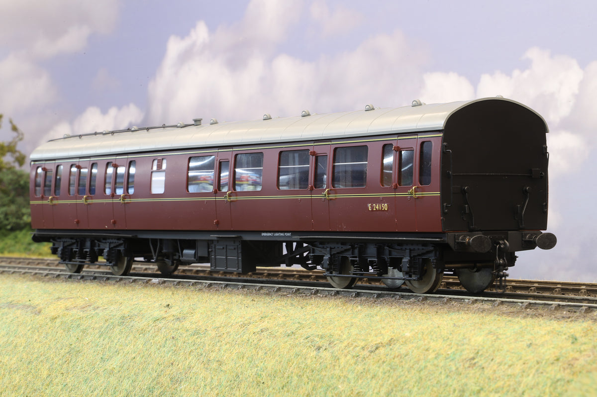 Darstaed Finescale O Gauge BR 57' Mk1 Suburban CL Coach No.E24151, BR Lined Maroon