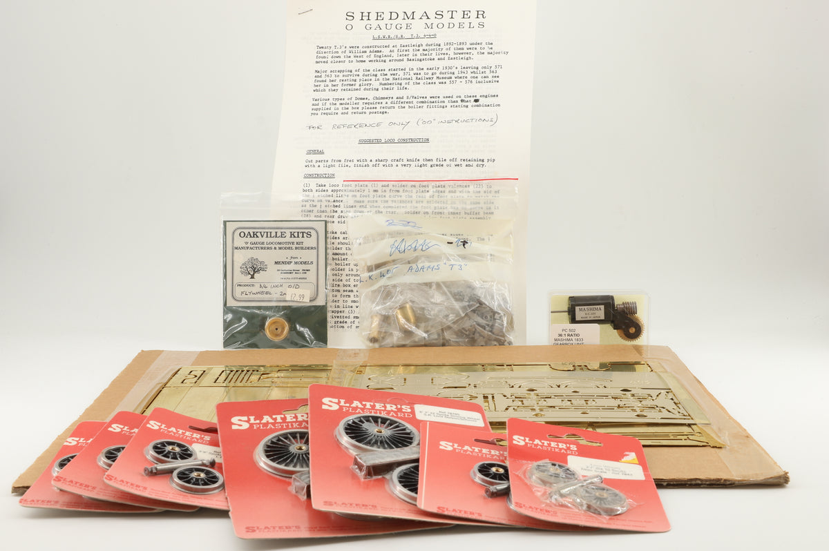 Shedmaster Finescale O Gauge LSWR/SR Adams 'T3' 4-4-0 Locomotive Kit