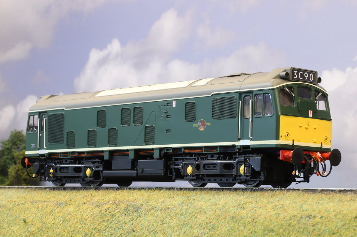 Heljan 2551 Finescale O Gauge Class 25/1 BR Green Late Crest (Unnumbered)
