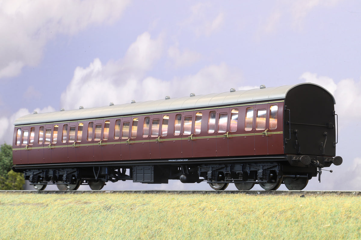 Darstaed Finescale O Gauge Mk1 Suburban Second BR Lined Maroon (Unnumbered)