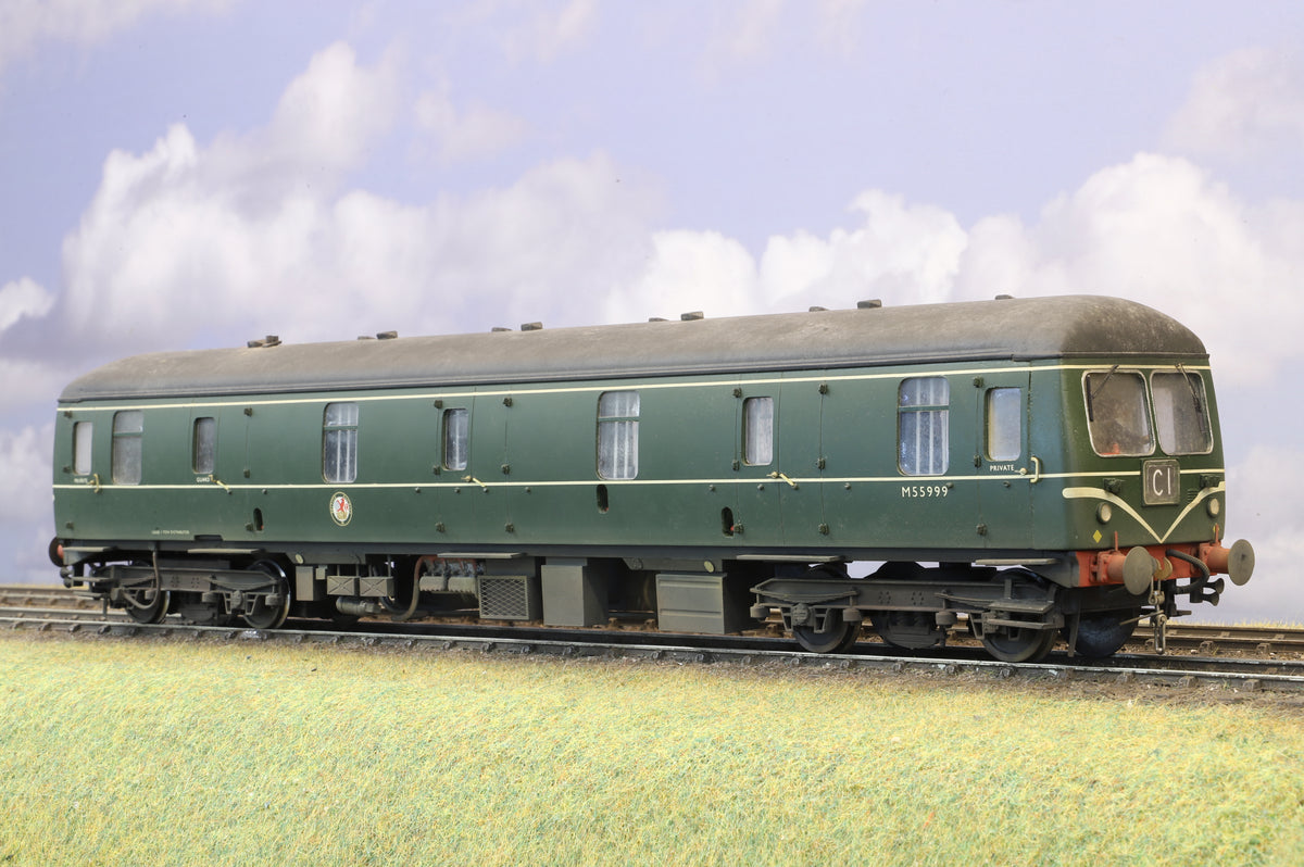 Easy-Build Finescale O Gauge (Kit-Built) Class 129 Railcar No. M55999 BR Green
