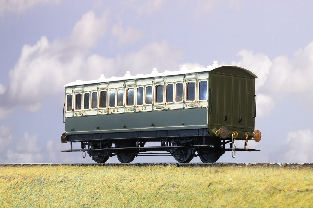 Finescale O Gauge (Kit-Built) Highland Railway Six-Wheel All Third Coach No.25