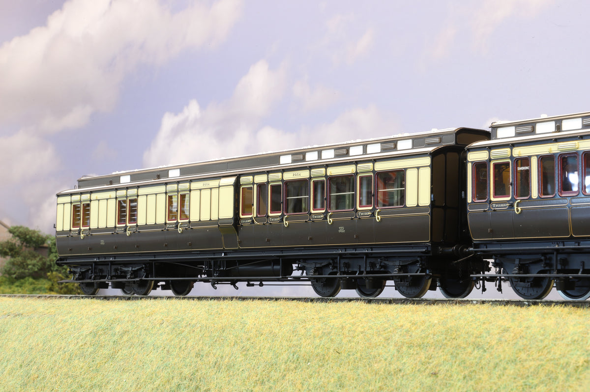 Lee Marsh Model Co. Rake of 3 x Finescale O Gauge GWR Clerestory Coaches (1898 Period)