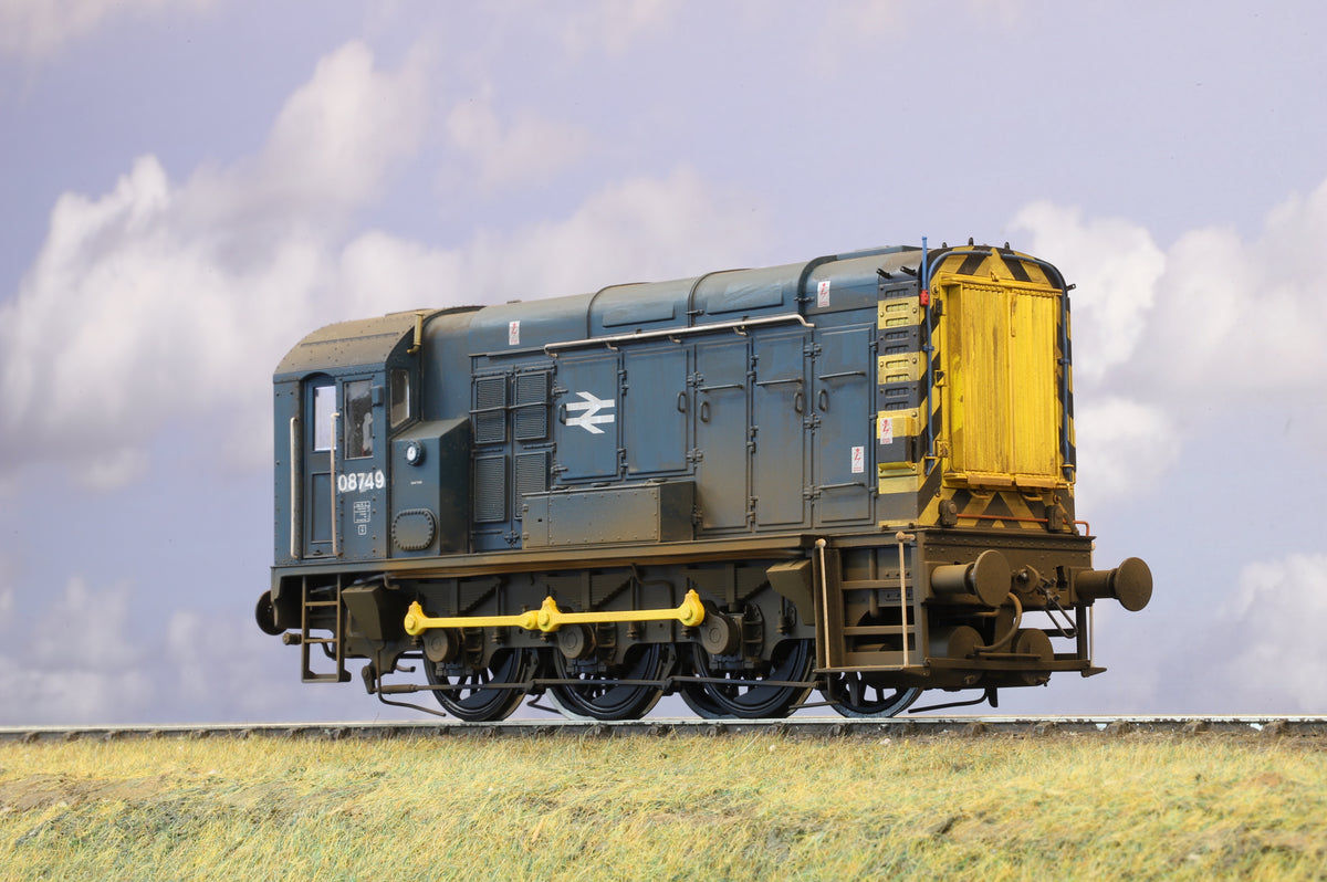 Dapol Finescale O Gauge Class 08 No. 08749 BR Blue DCC Sound (Weathered)